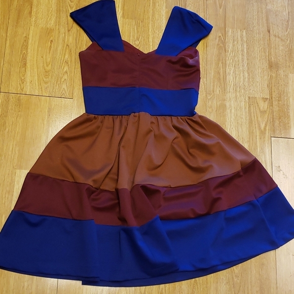 Modcloth Fervour color block dress size XS - Picture 3 of 3